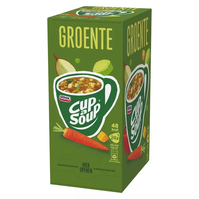 Een Cup-a-Soup Unox groente 140ml koop je bij EconOffice