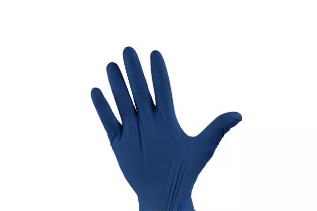 Een Handschoen Eurogloves nitril XL blauw 100 stuks koop je bij Totaal Kantoor Goeree