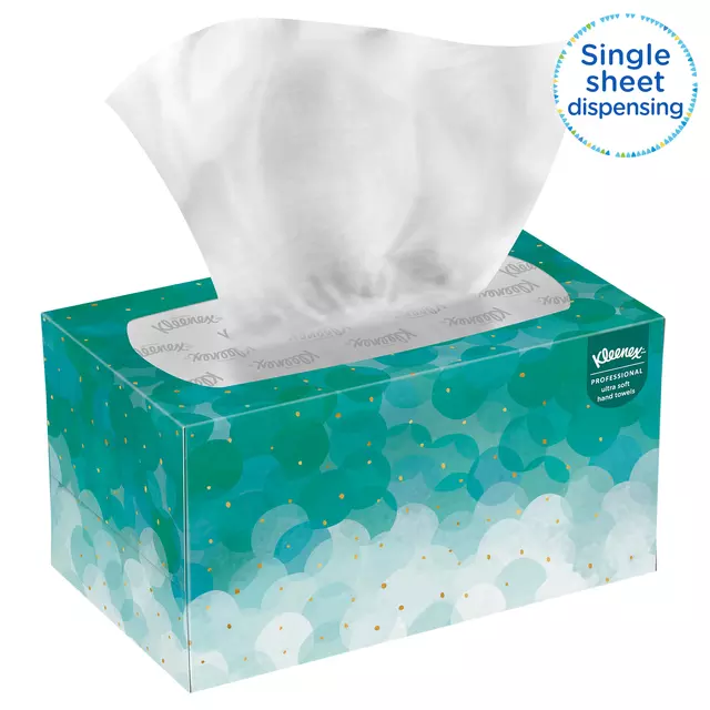 Een Handdoek Kleenex Ultra i-vouw 1-laags dispenserdoos 70vel wit 1126 koop je bij MV Kantoortechniek B.V.