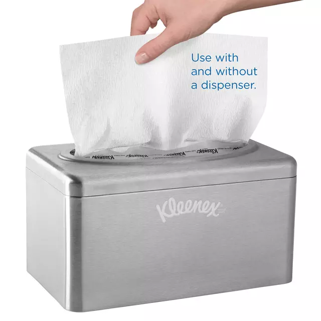 Een Handdoek Kleenex Ultra i-vouw 1-laags dispenserdoos 70vel wit 1126 koop je bij Kantoorvakhandel van der Heijde