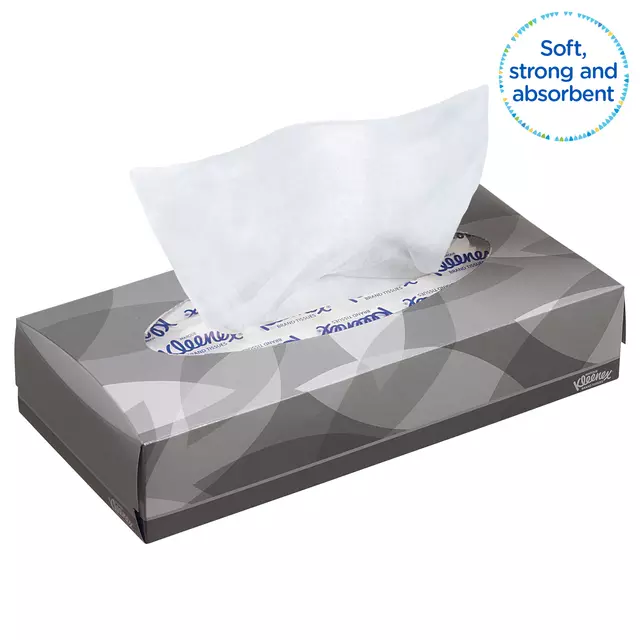 Een Facial tissues Kleenex standaard 2-laags 21x100stuks wit 8835 koop je bij Van Leeuwen Boeken- en kantoorartikelen