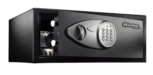 Een Kluis MasterLock met digitale combinatie 180x430x370mm zwart koop je bij Van Leeuwen Boeken- en kantoorartikelen