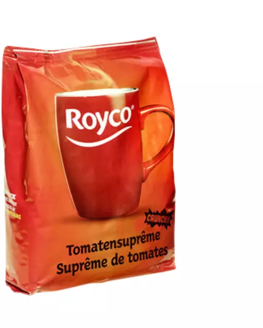 Een Soep Royco machinezak tomaat supreme met 80 porties koop je bij MV Kantoortechniek B.V.