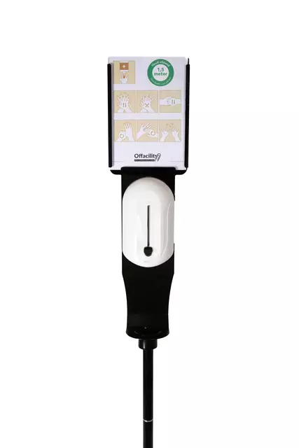 Een Dispenserzuil no touch sensor voor vloeistof 150cm zwart koop je bij Alles voor uw kantoor