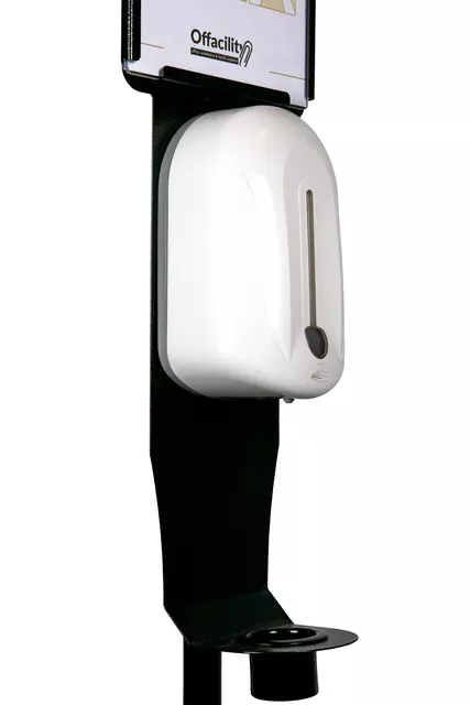Een Dispenserzuil no touch sensor voor vloeistof 150cm zwart koop je bij L&N Partners voor Partners B.V.