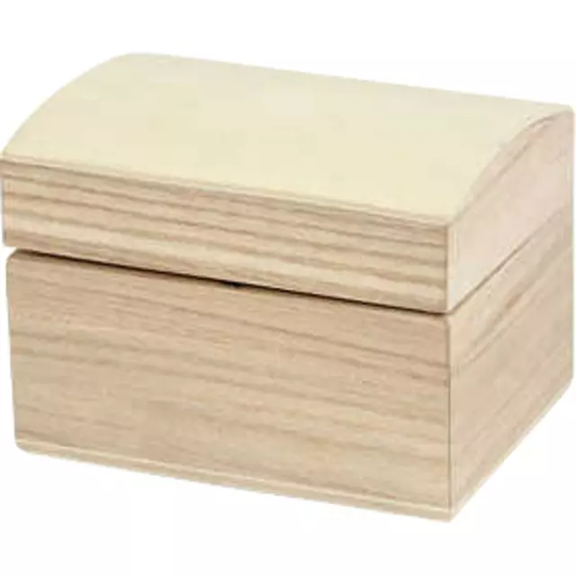 Een Schatkist Creativ Company 8x6x4.5cm hout koop je bij Kantoorvakhandel van der Heijde