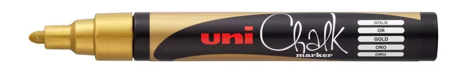 Een Krijtstift Uni-ball chalk rond 1.8-2.5mm goud koop je bij EconOffice