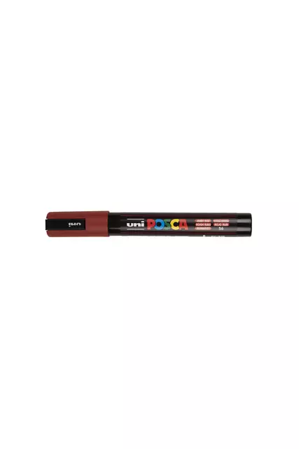 Een Marqueur peinture Posca PC5M Medium rouge rubis koop je bij QuickOffice BV