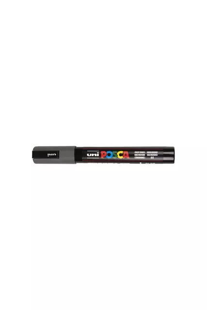 Verfstift Posca PC5M medium diepgrijs