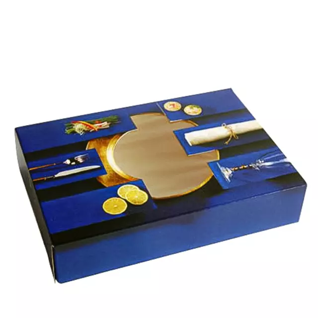 Een Cateringdoos IEZZY 35.7x24.7x8cm blauw koop je bij Van Leeuwen Boeken- en kantoorartikelen