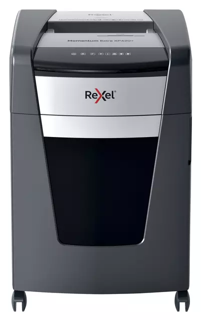 Een Papiervernietiger Rexel Momentum Extra XP420+ snippers 4x35mm koop je bij EconOffice