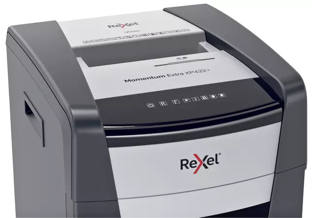 Een Papiervernietiger Rexel Momentum Extra XP422+ snippers 4x35mm koop je bij EconOffice