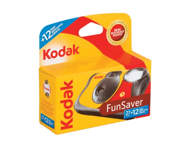 Een Appareil photo Kodak Fun Saver Flash 27+12 ISO 800 koop je bij Van Hoye Kantoor BV