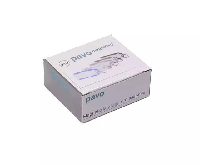 Sleutellabel Pavo magnetisch assorti