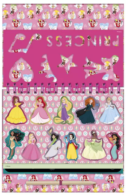 Knutselset Totum Disney Princess scratchbook