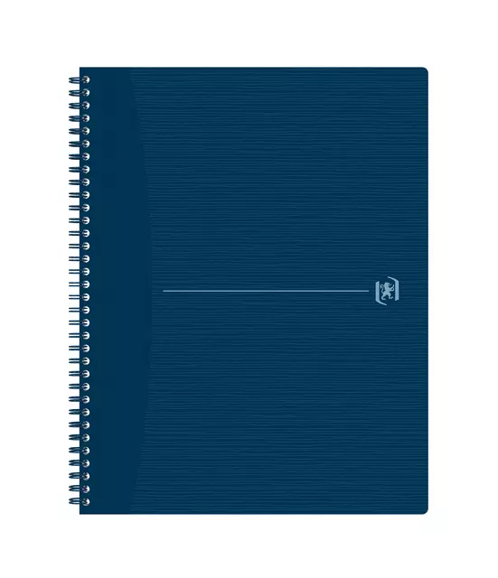 Een Spiraalblok Oxford Origin A4+ lijn 140 pagina's 80gr blauw koop je bij Van Hoye Kantoor BV