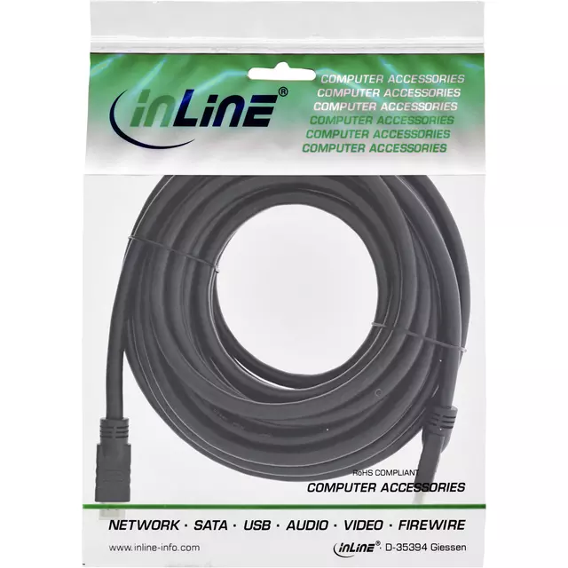 Een Kabel inLine HDMI ETH4K M/M 2 meter zwart koop je bij Van Leeuwen Boeken- en kantoorartikelen