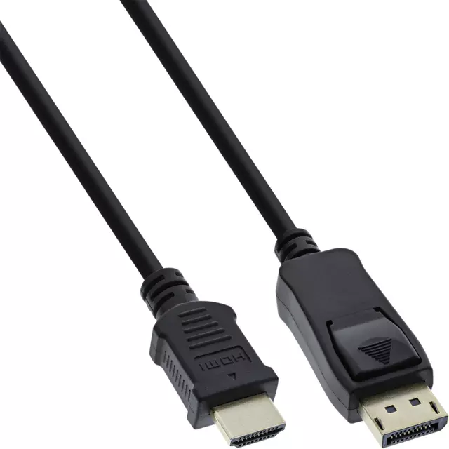 Een Kabel inLine Displayport HDMI 4K M/M 2 meter zwart koop je bij MV Kantoortechniek B.V.
