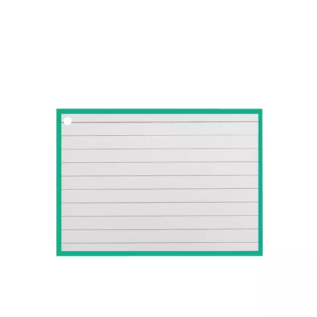 Een Flashcards A7 Groen incl. clipring koop je bij EconOffice