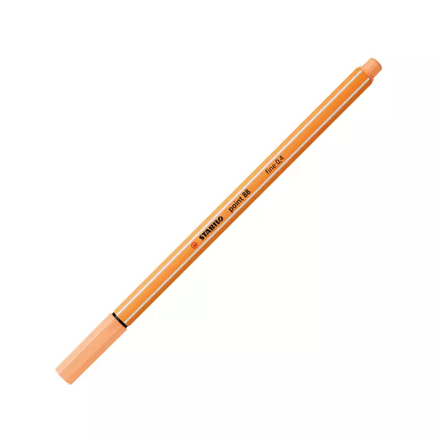 Een Fineliner STABILO point 88/25 fijn pastel oranje koop je bij L&N Partners voor Partners B.V.