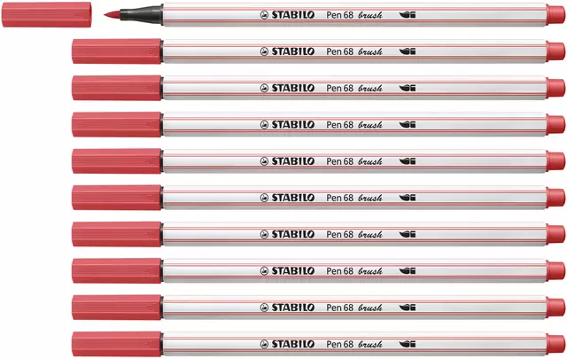 Brushstift STABILO Pen 568/47 roestig rood