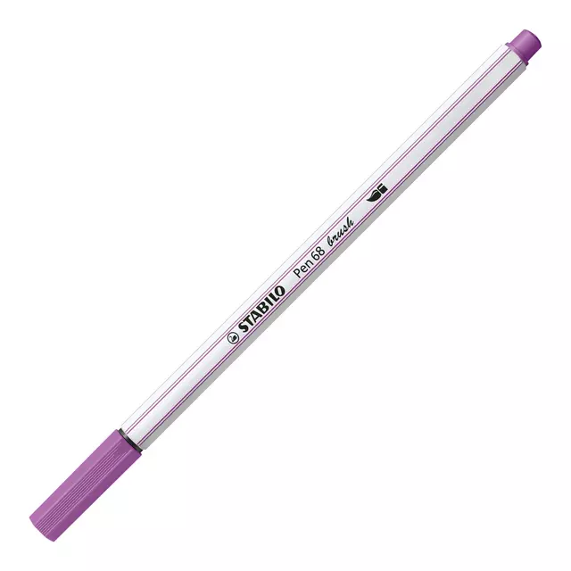 Een Brushstift STABILO Pen 568/60 pruimenpaars koop je bij Unimark Office B.V.