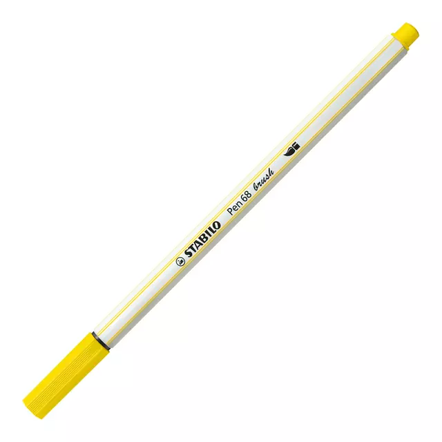 Brushstift STABILO Pen 568/24 citroengeel
