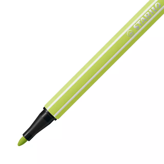 Een Viltstift STABILO Pen 68/14 medium vleugje limoen koop je bij KantoorProfi België BV