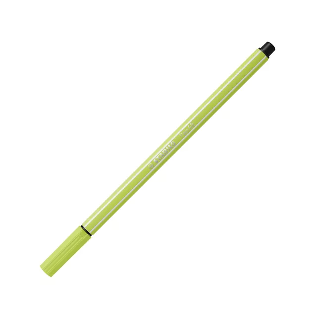 Een Viltstift STABILO Pen 68/14 medium vleugje limoen koop je bij Van Leeuwen Boeken- en kantoorartikelen