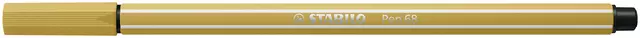 Een Viltstift STABILO Pen 68/66 medium khaki koop je bij Van Leeuwen Boeken- en kantoorartikelen