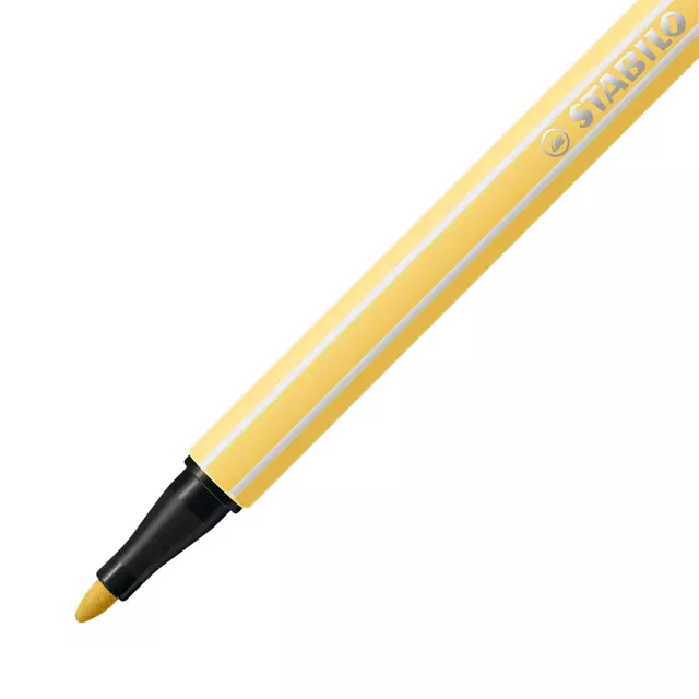 Een Viltstift STABILO Pen 68/23 medium lichtgeel koop je bij L&N Partners voor Partners B.V.