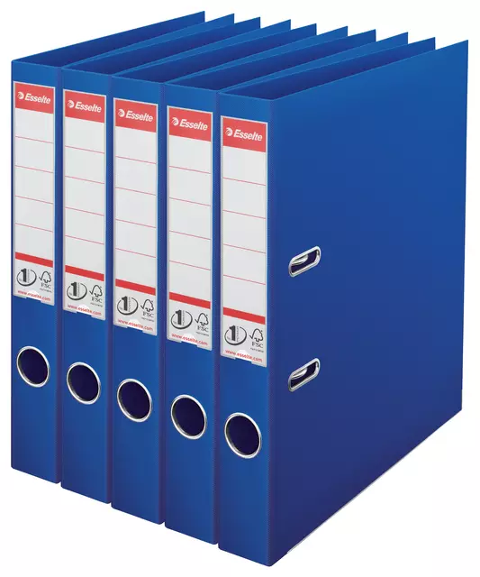 Een Esselte No 1 Power ordner PP 50 mm blauw koop je bij Van Leeuwen Boeken- en kantoorartikelen