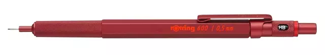 Een Vulpotlood rOtring 600 0,5mm rood koop je bij Van Leeuwen Boeken- en kantoorartikelen