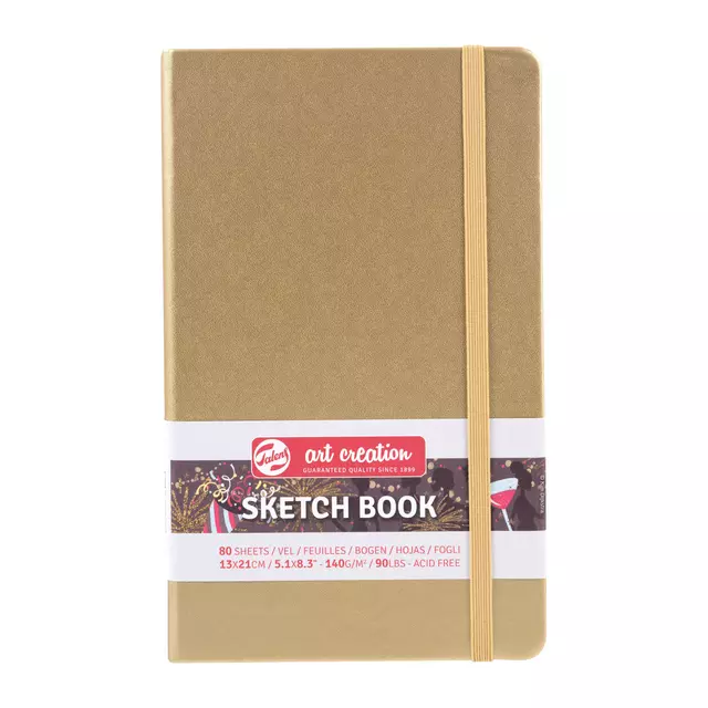 Een Schetsboek Talens Art Creation goudgeel 13x21cm 140gr 80vel koop je bij EconOffice