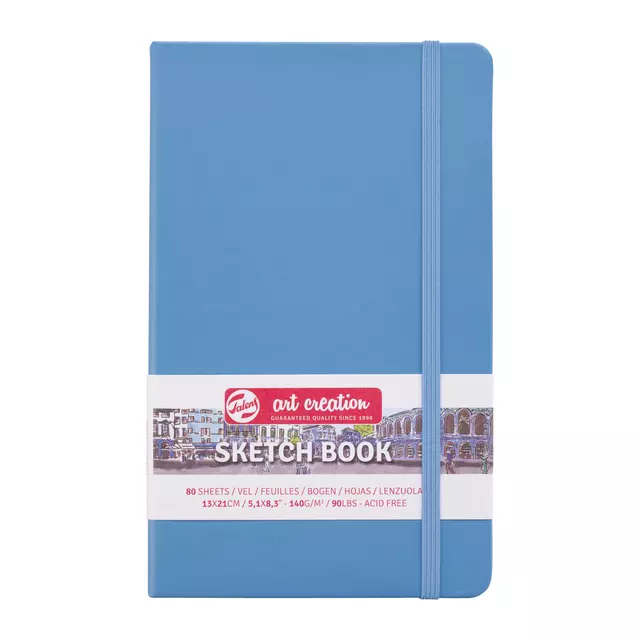 Een Schetsboek Talens Art Creation blauw 13x21cm 140gr 80vel koop je bij KantoorProfi België BV