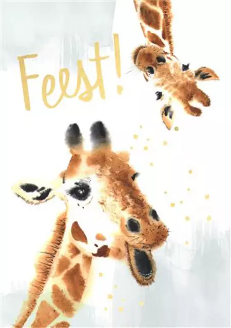Een Uitnodiging Giraf 14x9cm koop je bij Goedkope Kantoorbenodigdheden