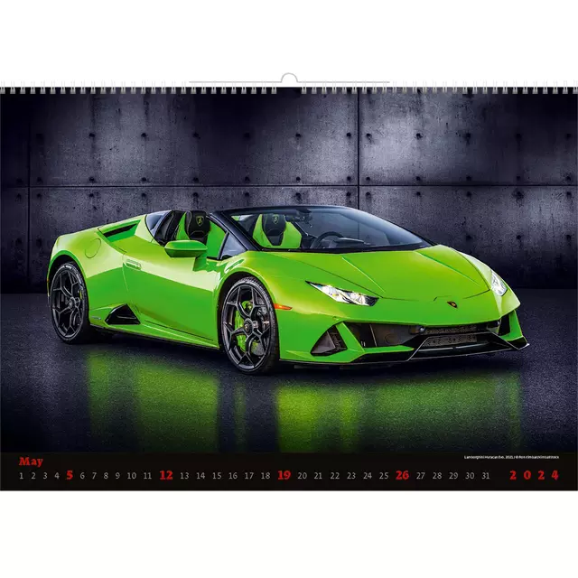 Een Kalender 2025 Helma 365 31.5x45cm autos koop je bij Van Leeuwen Boeken- en kantoorartikelen