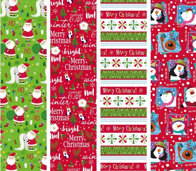 Een Inpakpapier Design Group Kerst 300x100cm assorti koop je bij NiceSupplies.nl