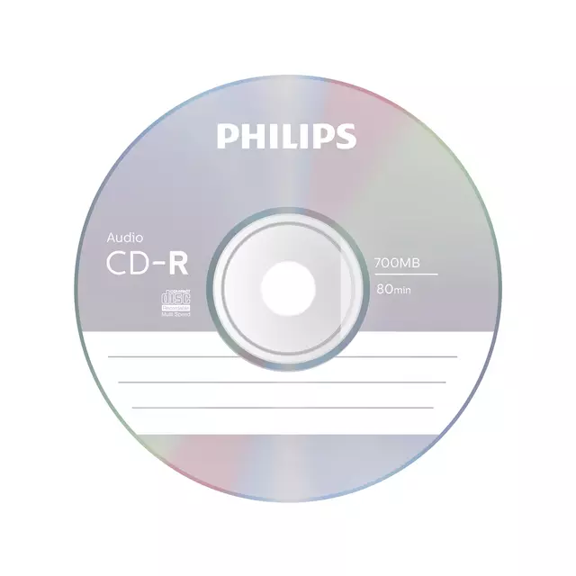 Een CD-R Philips 80Min audio JC (10) koop je bij EconOffice