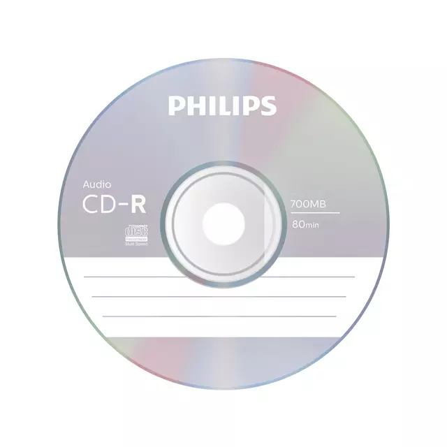 Een CD-R Philips 80Min Audio JC (10) koop je bij QuickOffice BV