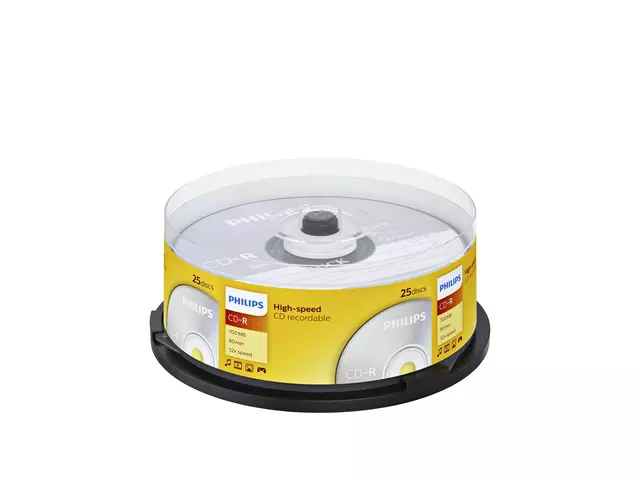 Een CD-R Philips 80Min 700MB 52x SP (25) koop je bij NiceSupplies.nl