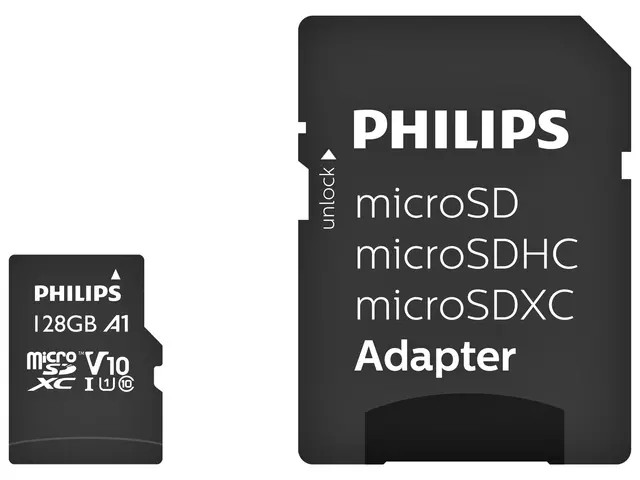 Een Geheugenkaart Philips micro SDXC Class 10 UHS-I U1 128GB koop je bij KantoorProfi België BV
