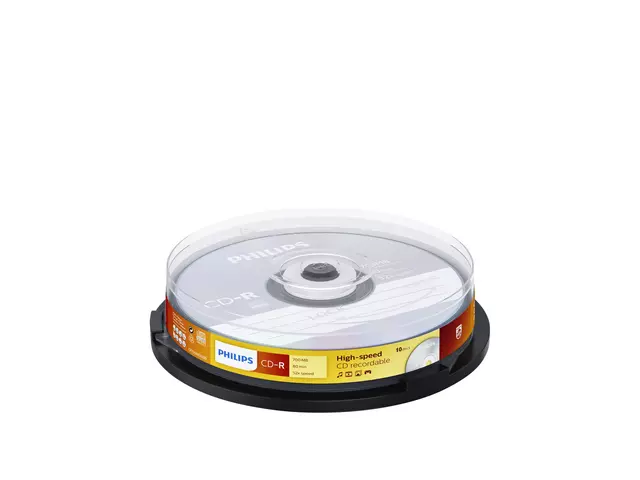 Een CD-R Philips 80Min 700MB 52x SP (10) koop je bij MegaOffice