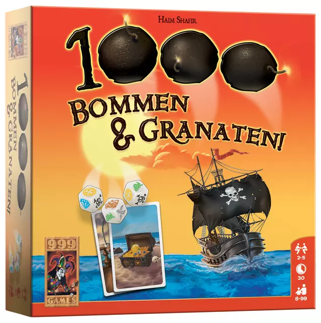 Een Spel 1000 Bommen & Granaten! koop je bij MV Kantoortechniek B.V.