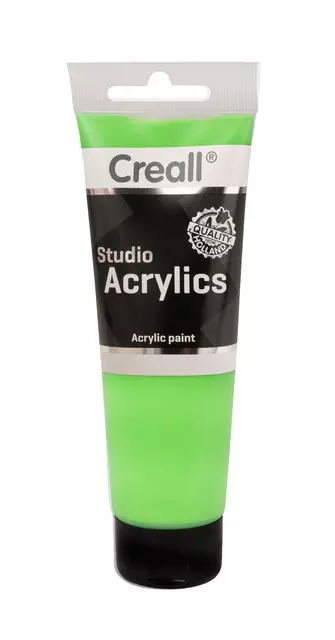 Een Acrylverf Creall Studio Acrylics 79 fluor green 120ml koop je bij KantoorProfi België BV
