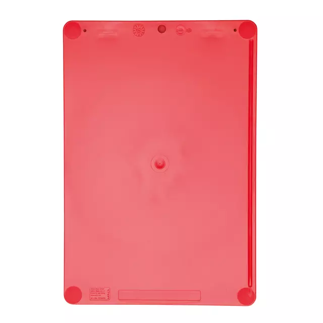 Een Klembord MAULgo uni recycled A4 staand rood koop je bij Goedkope Kantoorbenodigdheden