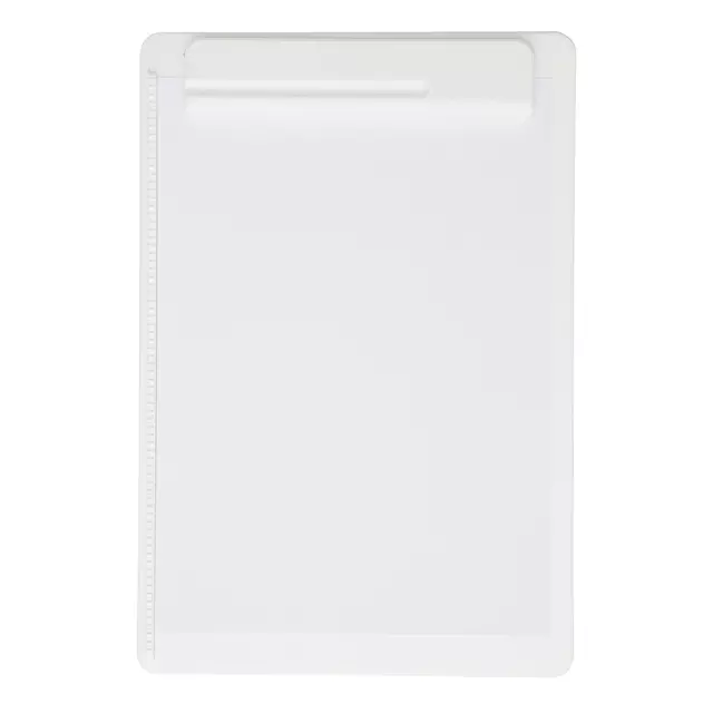 Een Klembord MAULgo uni recycled A4 staand wit koop je bij Goedkope Kantoorbenodigdheden