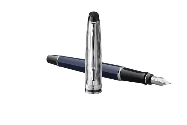 Buy your Fountain pen Waterman Expert L&#39;essence du blue lacquer CT fine at QuickOffice BV