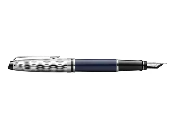 Buy your Fountain pen Waterman Expert L&#39;essence du blue lacquer CT fine at QuickOffice BV