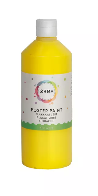 Buy your Gouache Qrea primary yellow 500ml at QuickOffice BV